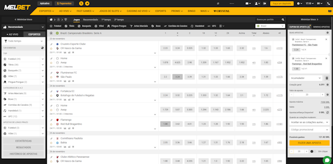 flamengo classificacao